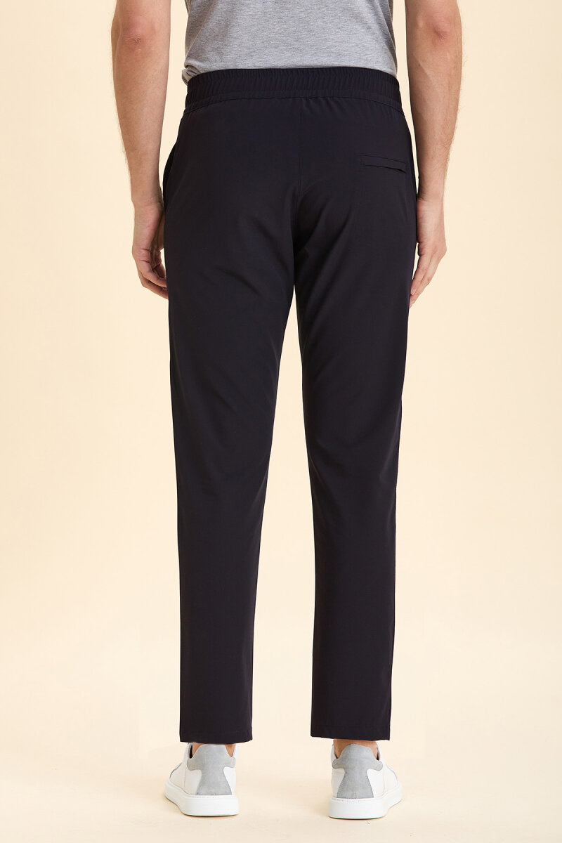 Navy Casual Trousers - 6