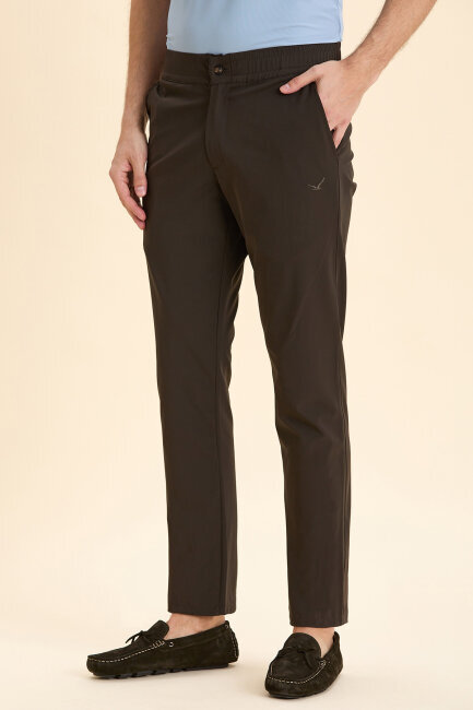 Brown Casual Trousers - 4