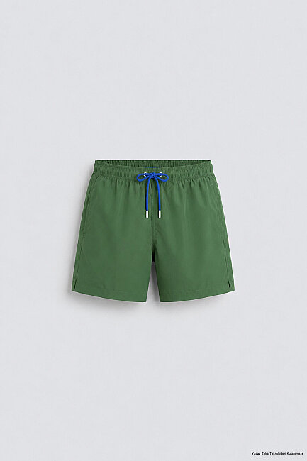 Green Swim Shorts 