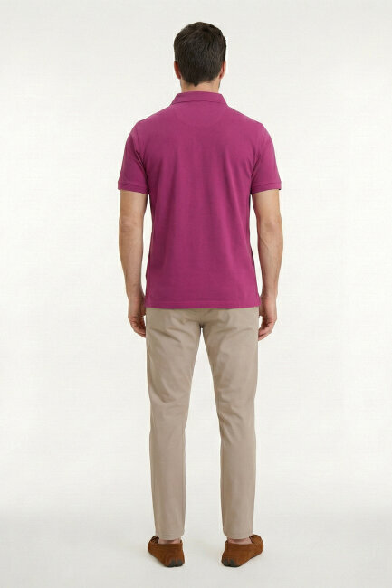 Purple 100% Cotton Polo T-shirt - 6