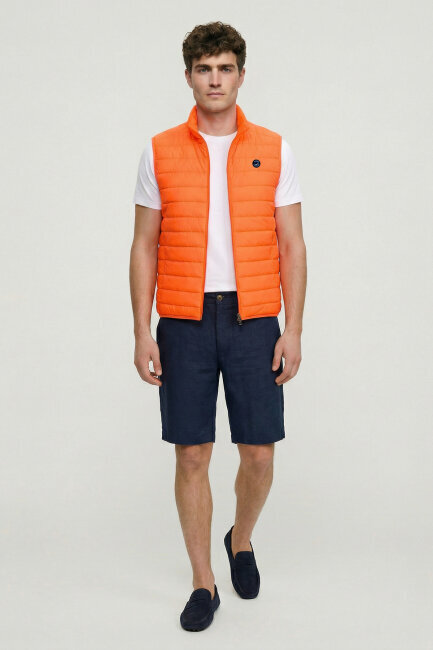 Neon Orange Inflatable Vest - 2