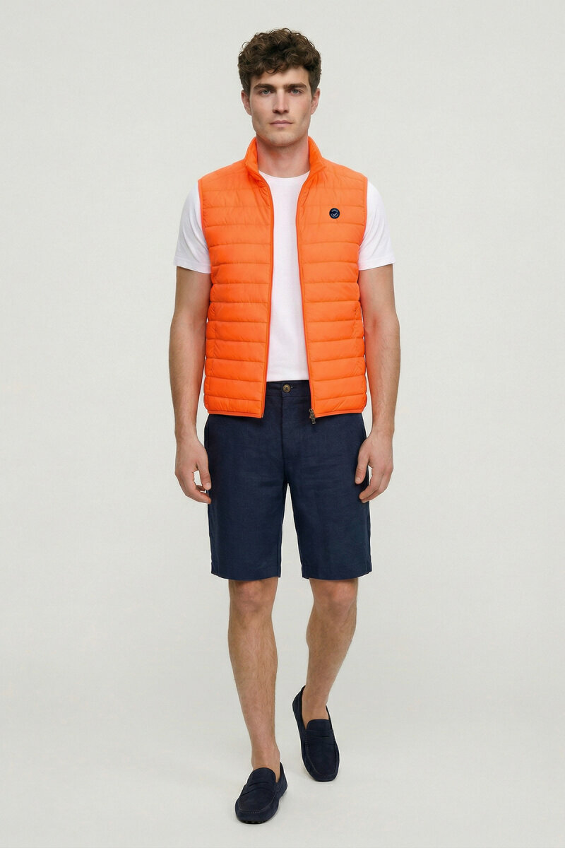 Neon Orange Inflatable Vest (1)