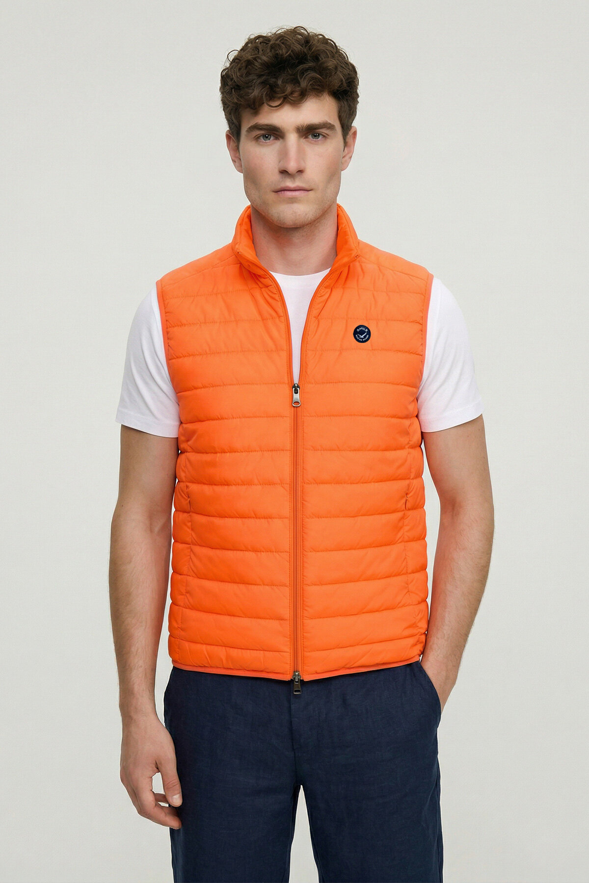 Neon Orange Inflatable Vest - 1