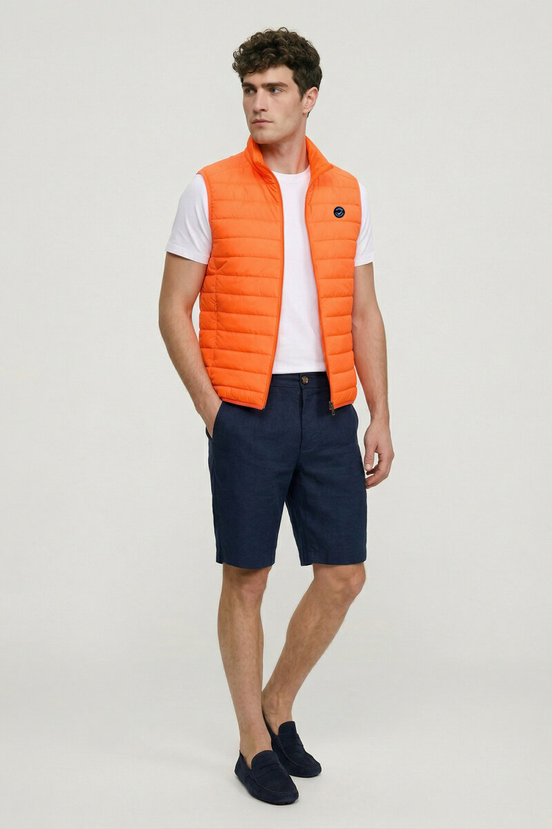 Neon Orange Inflatable Vest - 4