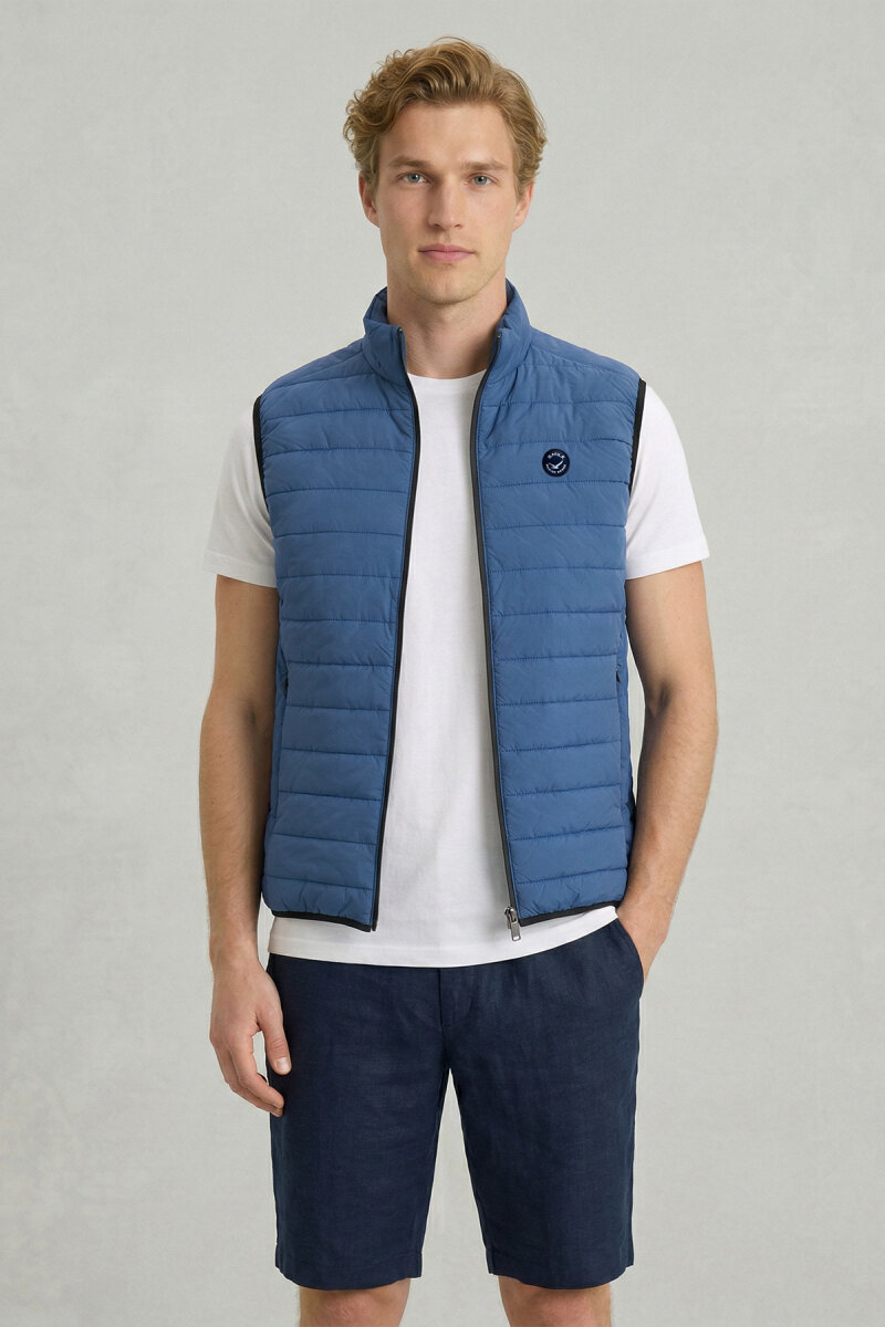 Navy Blue Puffer Vest