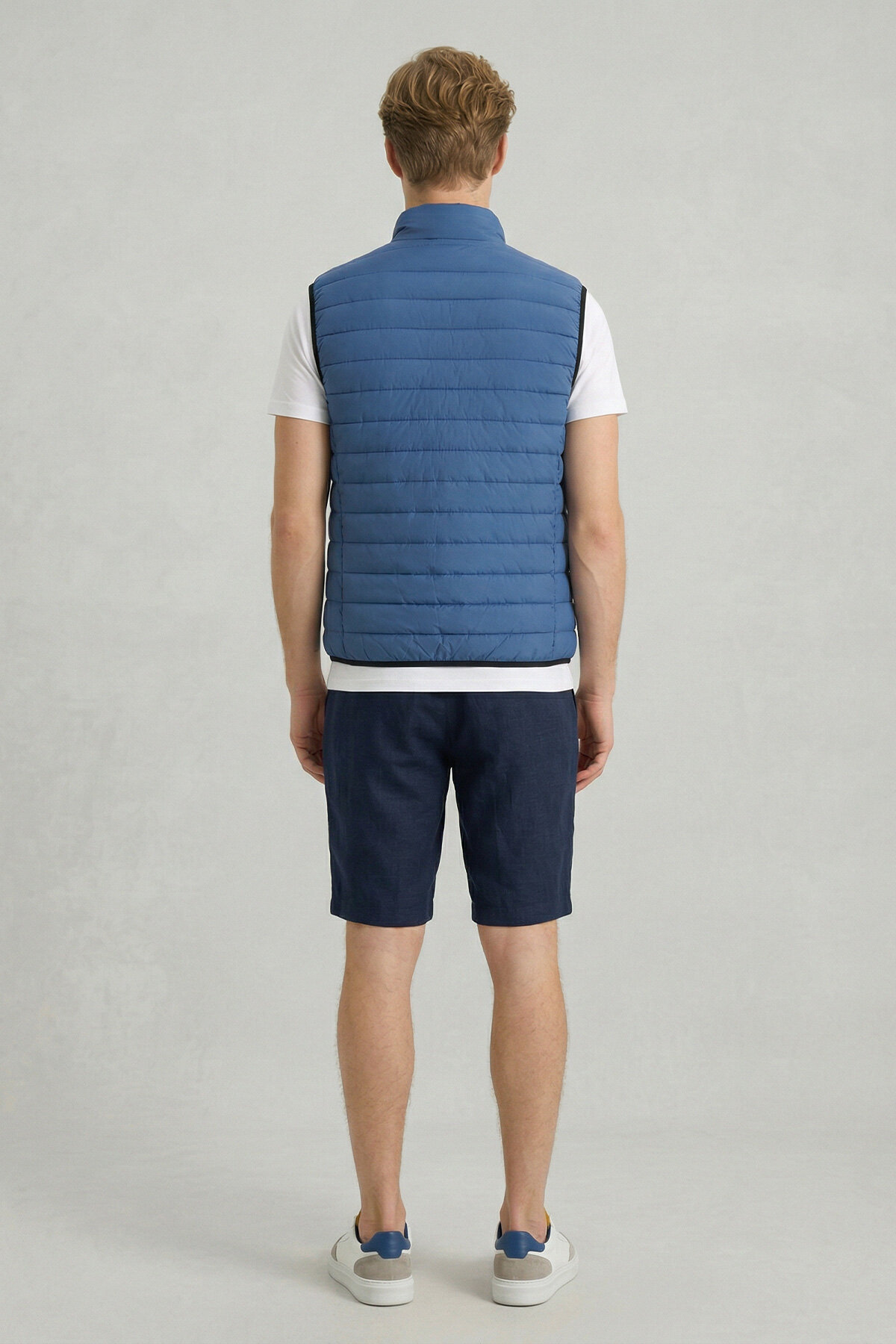 Navy Blue Puffer Vest - 6