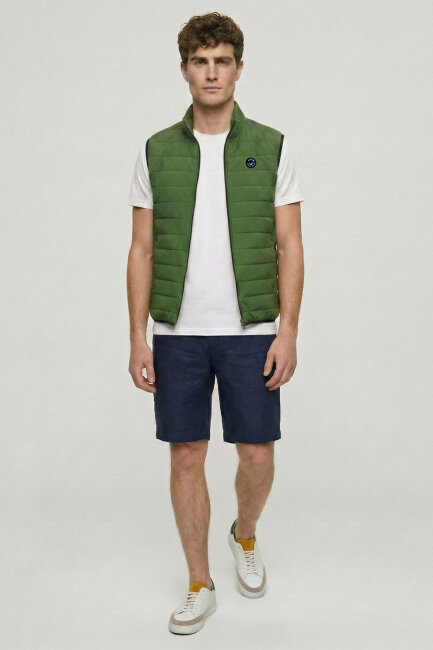 Green Padded Vest - 1