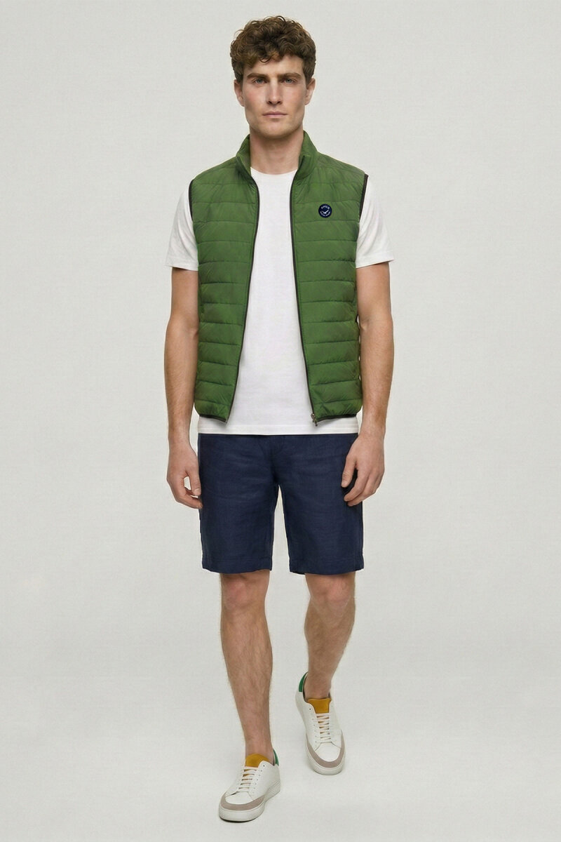 Green Padded Vest - 1