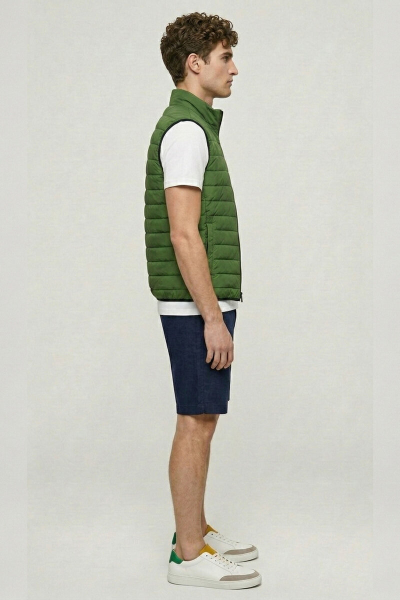 Green Padded Vest - 4
