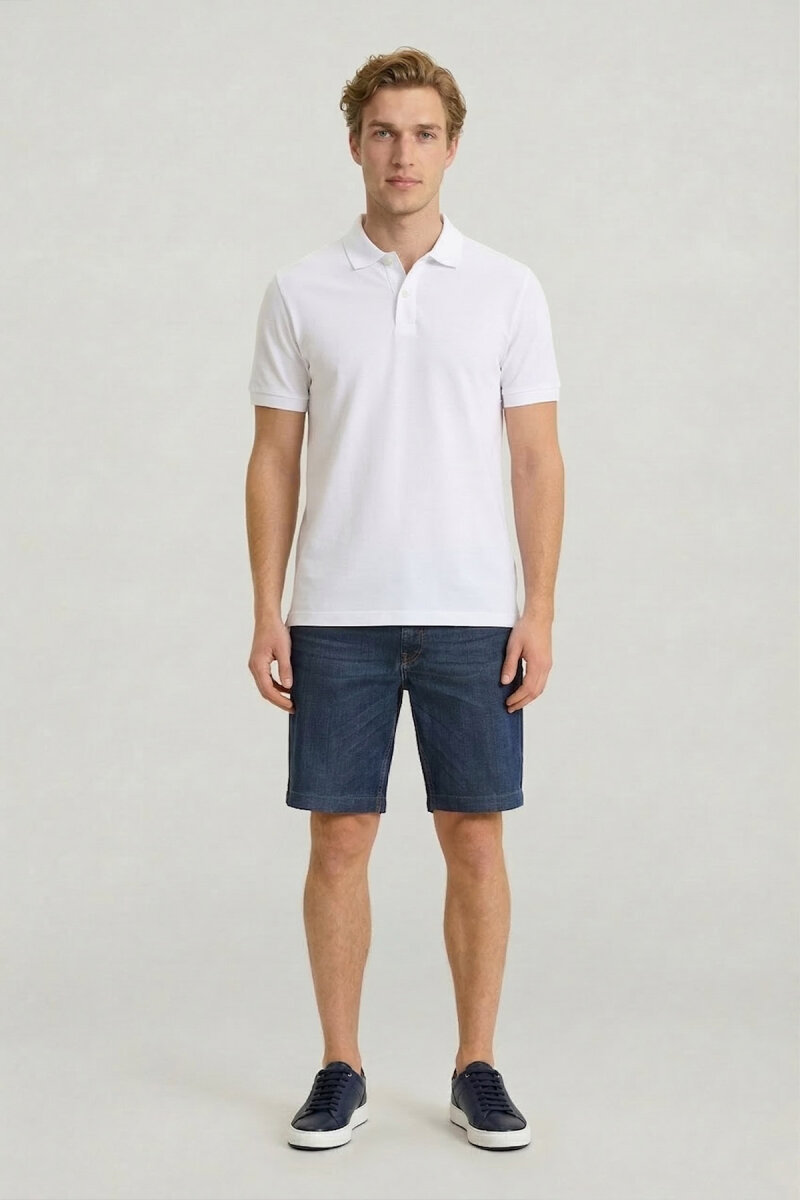 İndigo %100 Pamuk Şort - 2