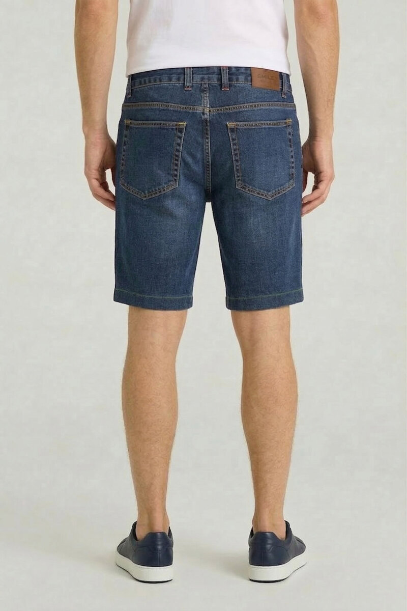İndigo %100 Pamuk Şort - 5