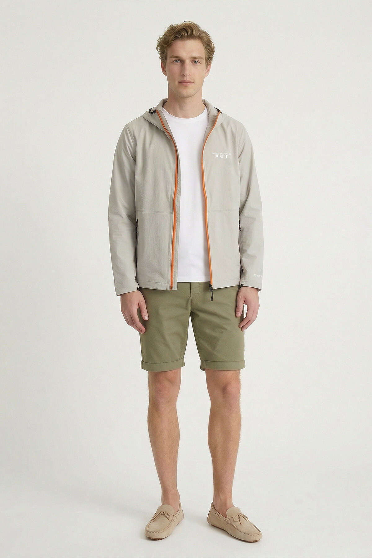 Taş Kapüşonlu Rüzgarlık Mont - 2