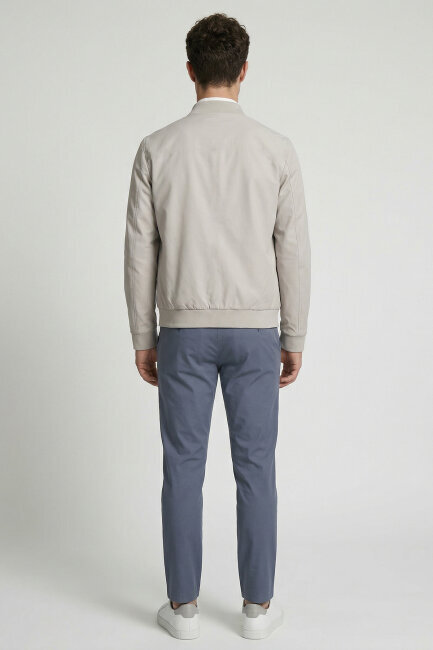 Taş Fermuarlu İnce Mont - 5