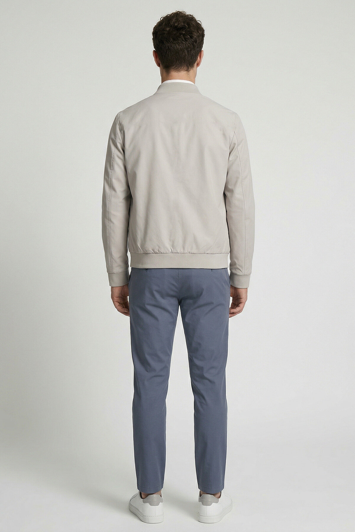 Taş Fermuarlu İnce Mont - 6