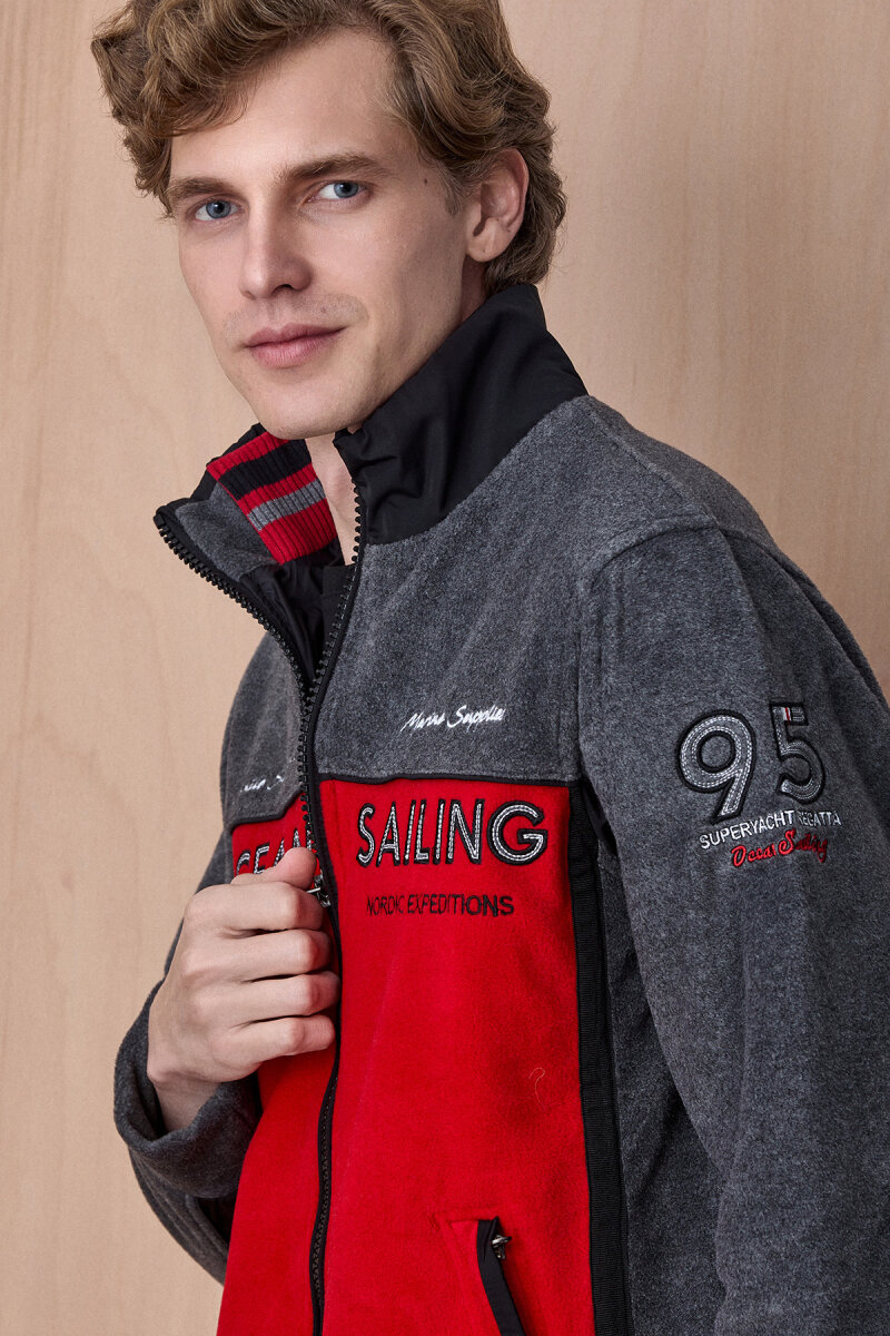 Antrasit - Kırmızı Sweatshirt (1)