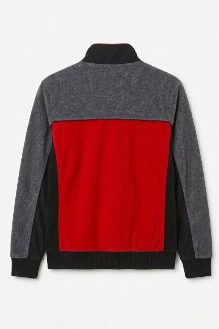 Antrasit - Kırmızı Sweatshirt - 4