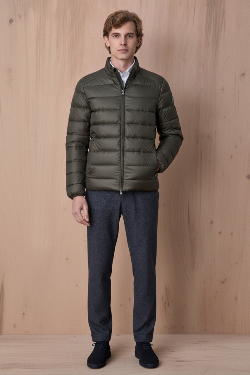 Khaki Puffy Jacket (1)