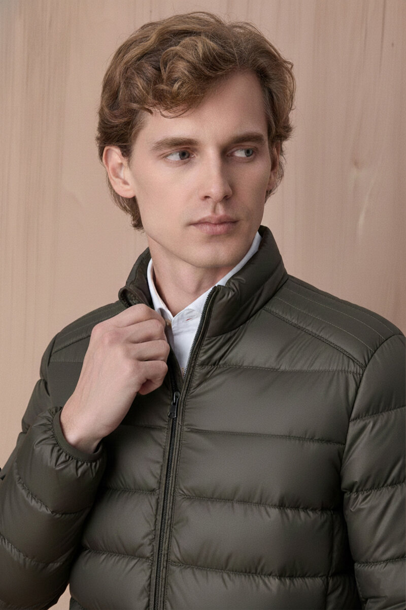 Haki Şişme Mont - 3