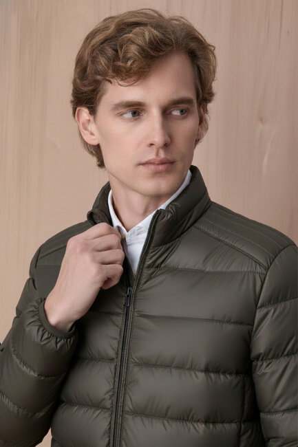 Haki Şişme Mont - 3