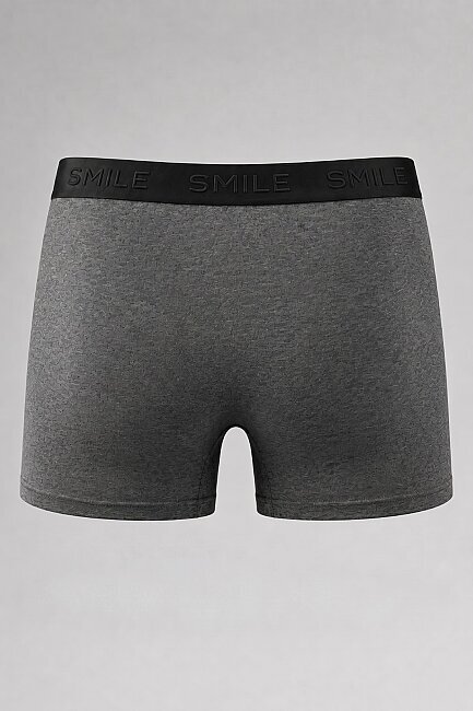 Gri Pamuklu Esnek Dokulu Boxer (1)