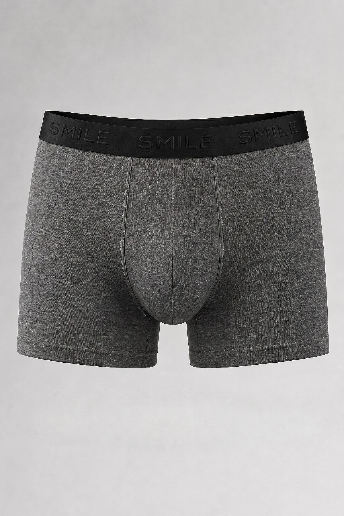 Gri Pamuklu Esnek Dokulu Boxer - 1