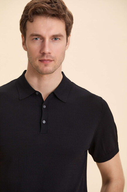 Black Polo Jersey