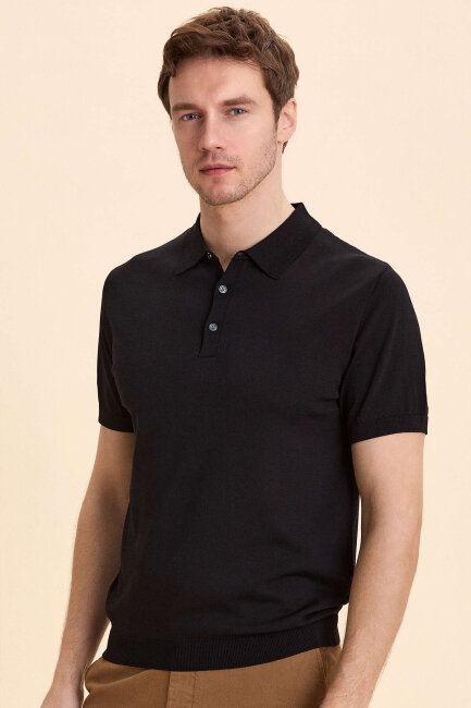 Black Polo Jersey - 4