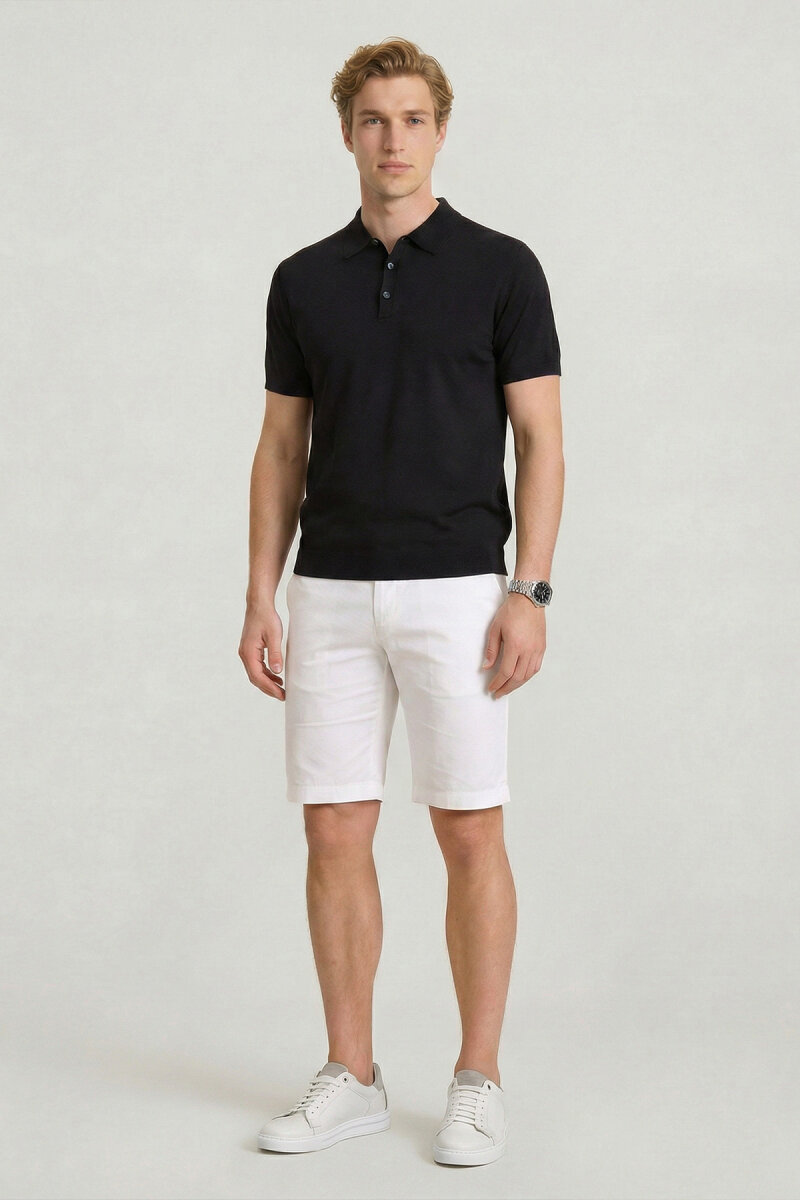 Black Polo Jersey - 5