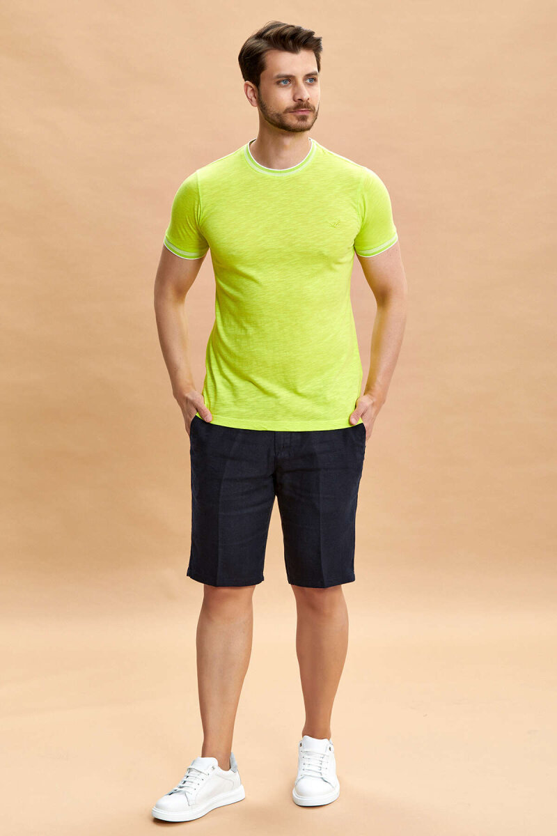 Neon Green Modal T-shirt - 3