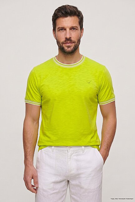Neon Green Modal T-shirt - 1