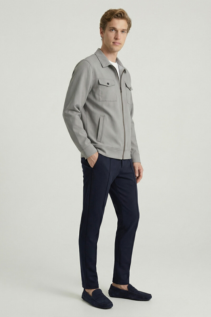 Beige Zip-Up Jacket (1)