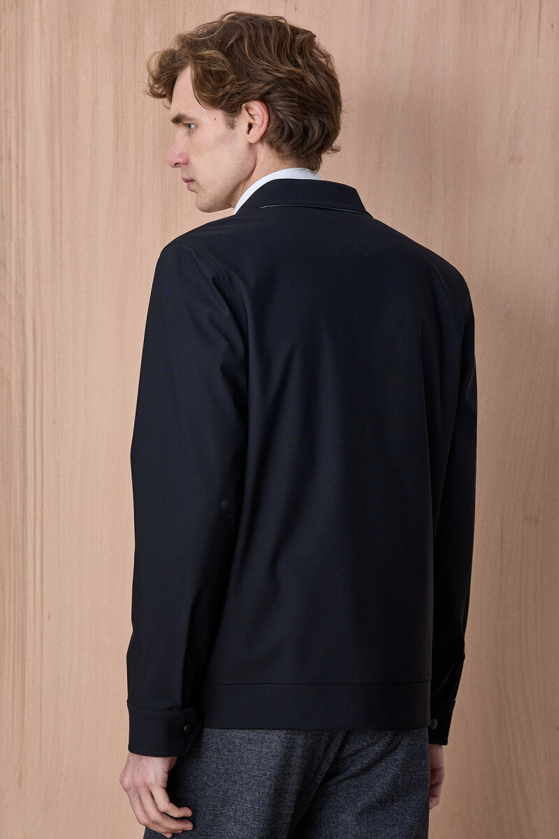 Siyah Fermuarlı Mont - 6