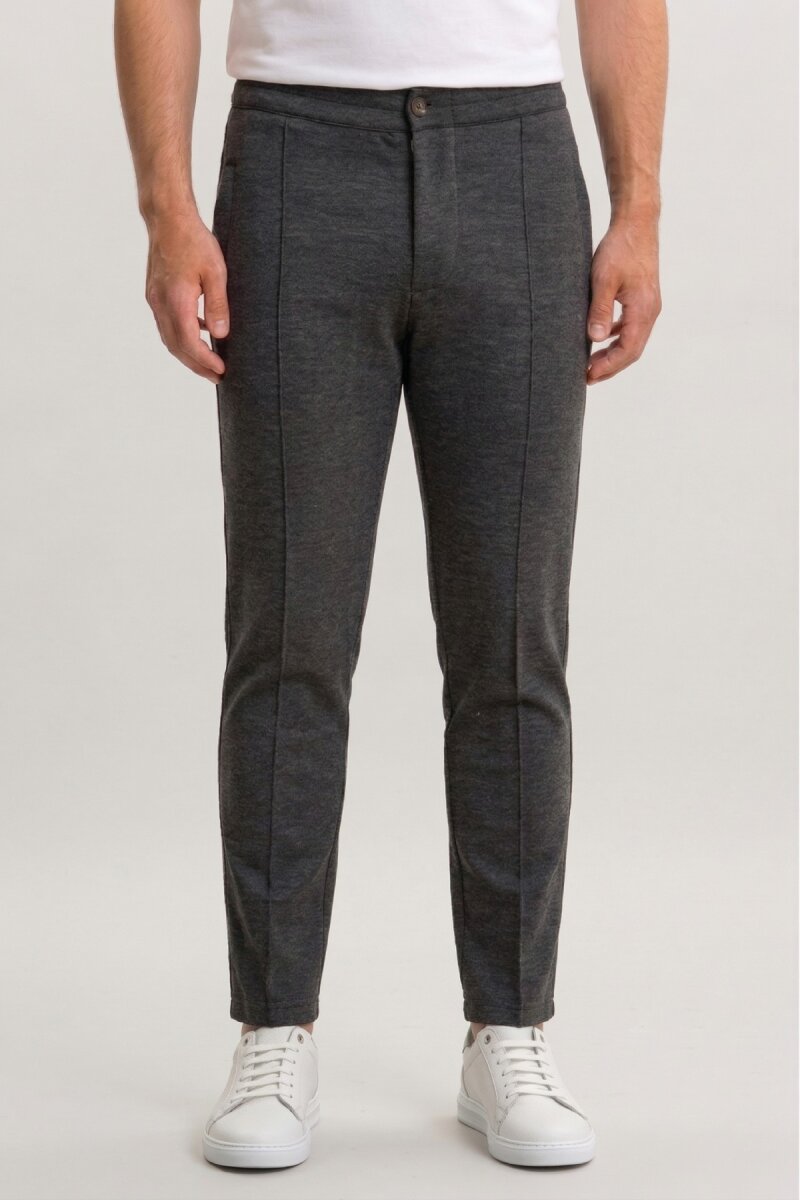 Antrasit Pamuklu Sweat Pantolon