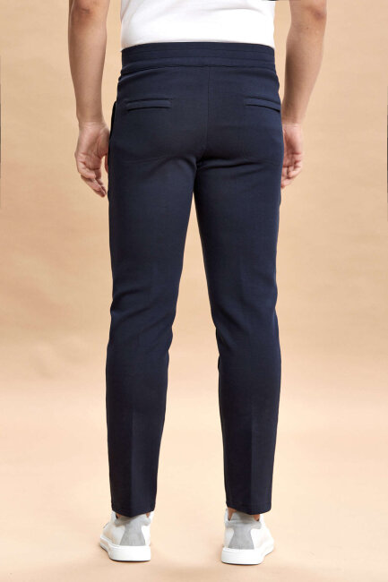 Lacivert Pamuklu Sweat Pantolon - 7