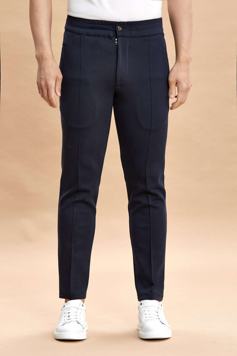 Lacivert Pamuklu Sweat Pantolon (1)