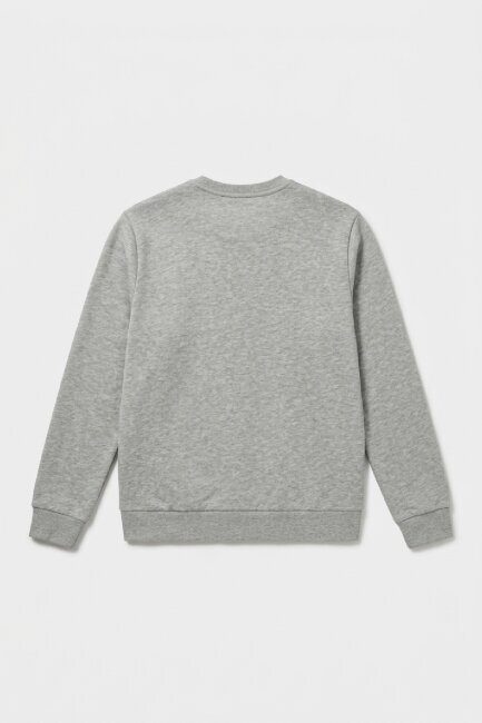 Gri Melanj %100 Pamuk Sweatshirt - 5