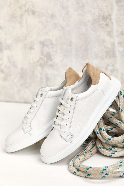 White - Beige Shoes 