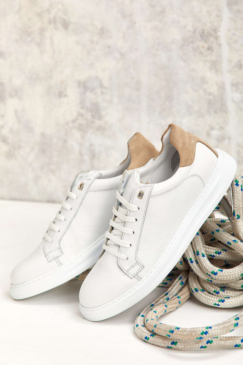 White - Beige Shoes