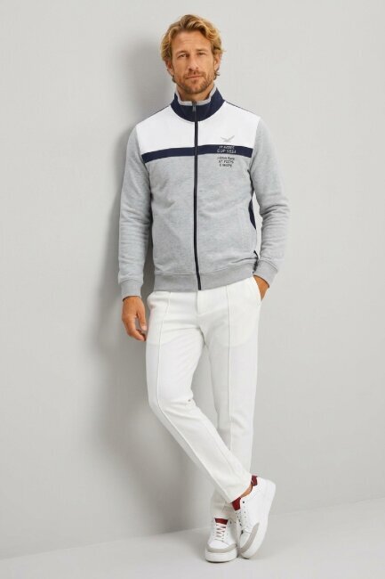 Gray Melange 100% Cotton Sweatshirt - 3
