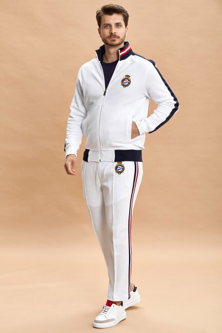 Beyaz %100 Pamuk Sweatshirt - 9