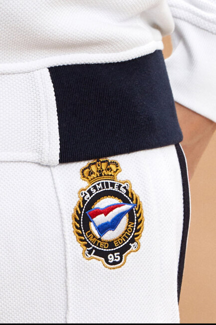 Beyaz %100 Pamuk Sweat Pantolon - 2