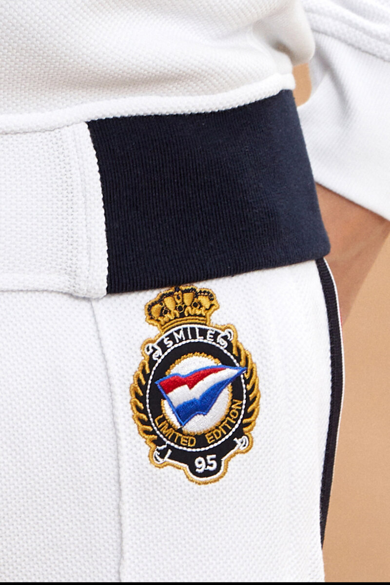 Beyaz %100 Pamuk Sweat Pantolon (1)