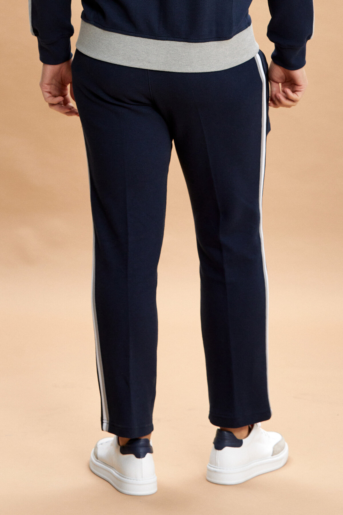 Lacivert %100 Pamuk Sweat Pantolon - 8