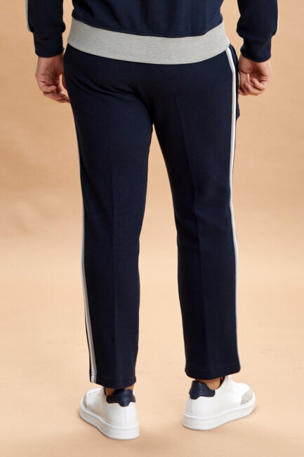 Lacivert %100 Pamuk Sweat Pantolon - 8