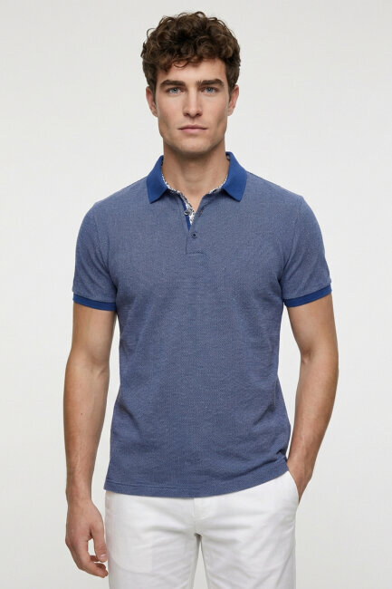 Royale 100% Cotton Polo T-shirt Royal