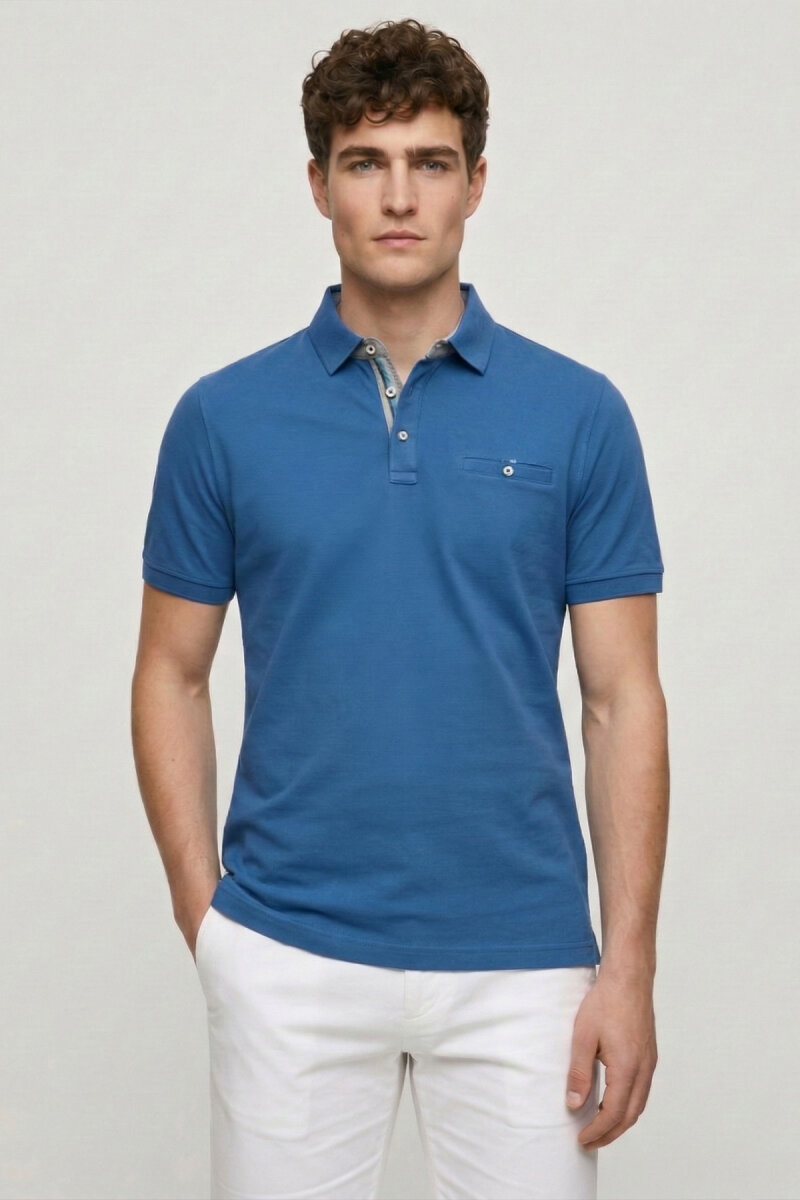 Sax 100% Cotton Polo T-shirt
