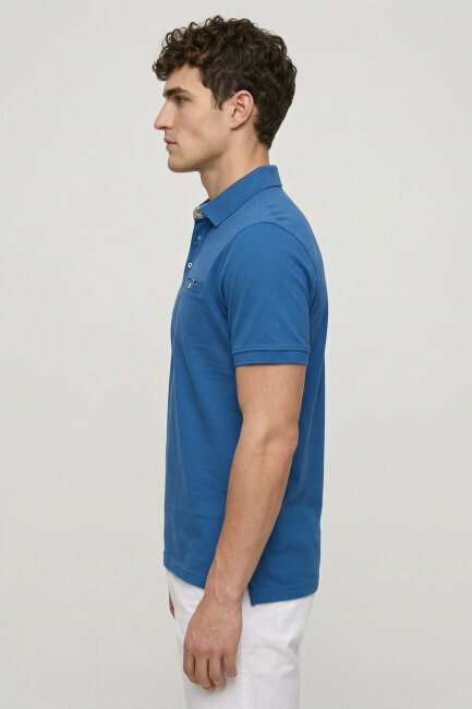 Sax %100 Pamuk Polo Tişört - 4