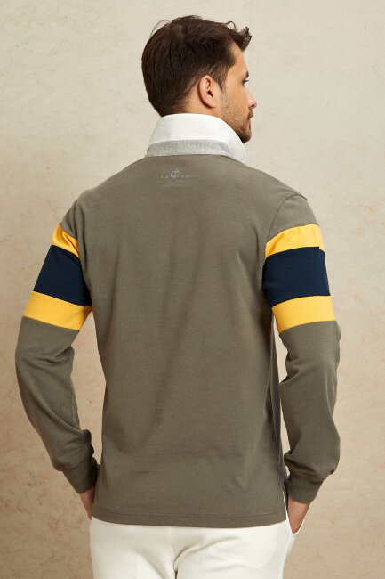 Sarı %100 Pamuk Sweatshirt - 7