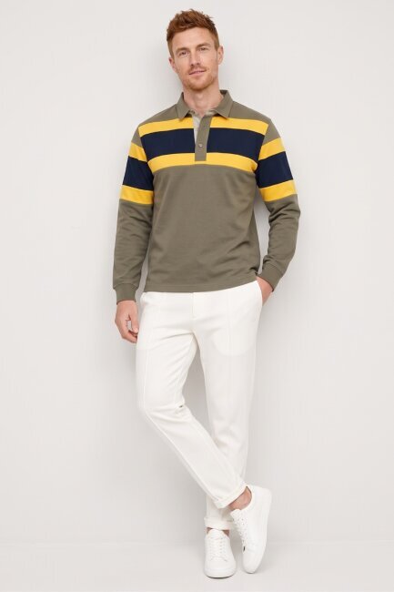 Sarı %100 Pamuk Sweatshirt - 2