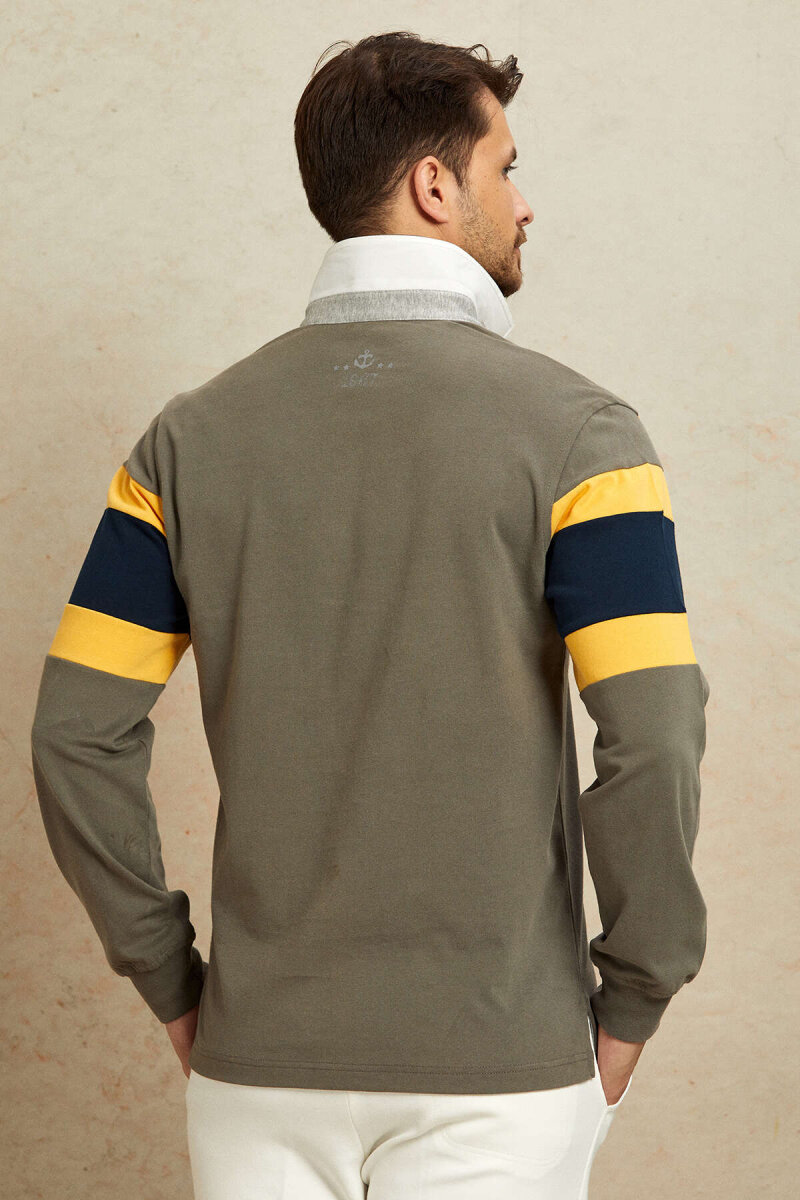 Sarı %100 Pamuk Sweatshirt - 7